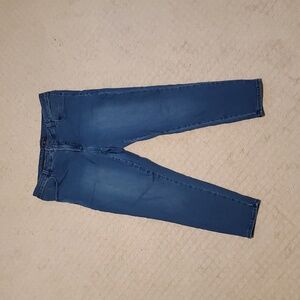 Universal Standard Seine Mid Rise Skinny Jeans. True Blue. 27” Inseam